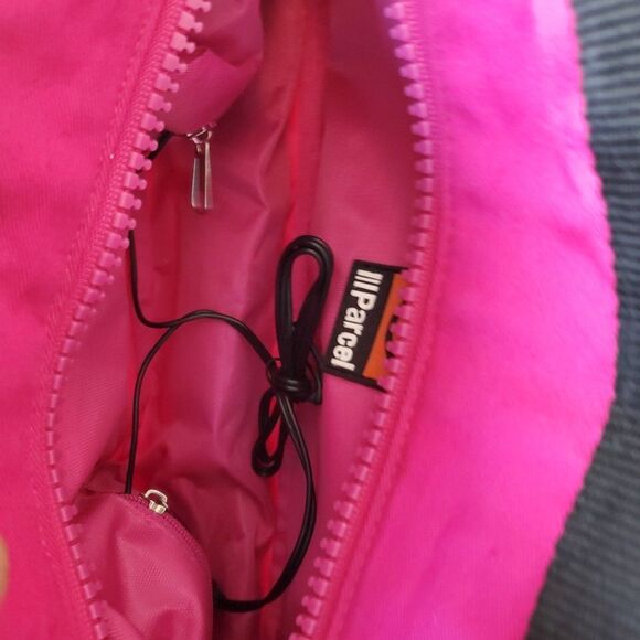 Vintage III Parcel Boombox Speaker Handbag Audio Shoulder Tote Bag Y2K Pink - Picture 13 of 16